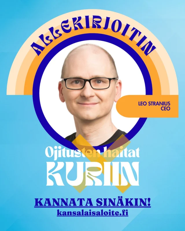 Sinilevät kuriin ojitusta vähentämällä! Allekirjoita kansalaisaloite täällä:
https://www.kansalaisaloite.fi/fi/aloite/15720

Metsätaloudellinen ojitus aiheuttaa merkittävää haittaa suomalaisille lähteille, puroille, järville, joille ja rannikkovesille. Metsämaaperästä ja soilta irronneet ravinteet, humus ja kiintoaines kulkeutuvat ojitusten kautta vesistöihimme, mikä edistää rehevöitymistä, sinileväkukintoja, umpeenkasvua, liettymistä, vesien tummumista, limoittumista sekä vesien tilan heikkenemistä ylipäätään. Metsäojitusten myötä heikentynyt veden laatu vaikeuttaa ja monin paikoin estää vesistöjen virkistys- ja talouskäyttöä. Se aiheuttaa haittoja myös järvien ja virtavesien kalastolle sekä heikentää monia vesilintukantoja. Suomen ainutlaatuisten vesistöjen pilaantuminen ei ole vain ekologinen tragedia – se on myös kulttuurinen ja taloudellinen menetys. 

Vesistöjemme ongelmat, kärjessä viime vuosina merkittävästi lisääntynyt sinileväongelma ja vesien tummuminen, ovat pääosin seurausta ihmisen tekemistä valinnoista – ja siksi myös ihmisen ratkaistavissa. Metsien taloudellinen hyödyntäminen ei saa tapahtua kaikille tärkeiden vesistöjen ja virkistysmahdollisuuksien kustannuksella. Meillä on velvollisuus huolehtia, että maamme tuhannet siniset vesistöt pysyvät puhtaina ja kansallisen ylpeyden aiheina myös tulevaisuudessa. 

Aloite ei koske muuta ojitusta, kuten teiden tai kiinteistöjen kuivatusojitusta, vaan ainoastaan metsien taloudelliseen hyödyntämiseen tähtäävää ojitusta ja muita vastaavia kuivatustoimenpiteitä. 

@ojitusten_haitat_kuriin #ojitusten_haitat_kuriin